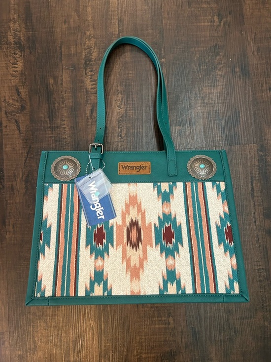 Wrangler Handbags - Wrangler Emerald Aztec Purse